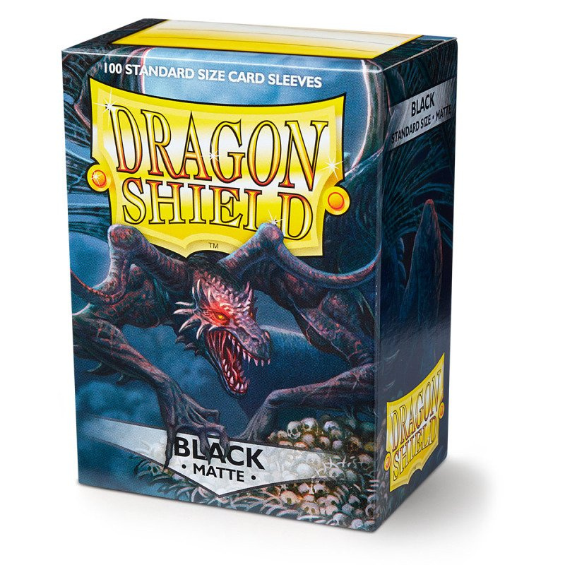 Dragon Shield Standard Sleeves Black Matte