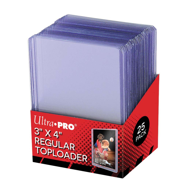 Ultra Pro - 3" x 4" Clear Regular Toploader (25 Pieces)