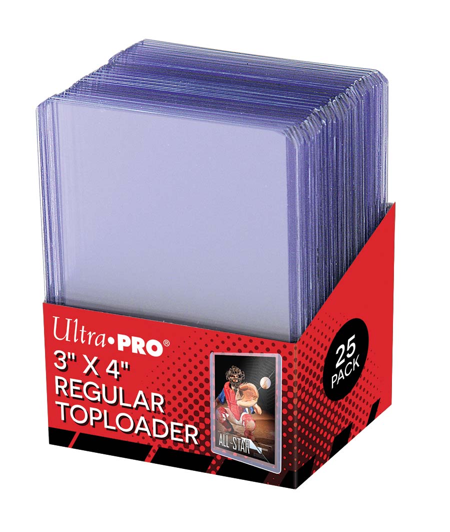 Ultra Pro - 3" x 4" Clear Regular Toploader (25 Pieces)