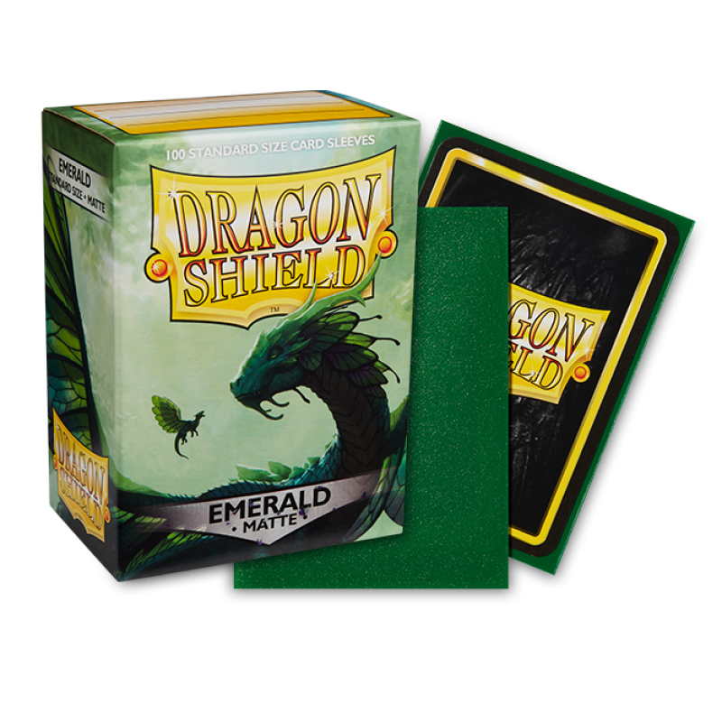 DS - Standard Sleeves: Emerald [Matte] (100 Sleeves)